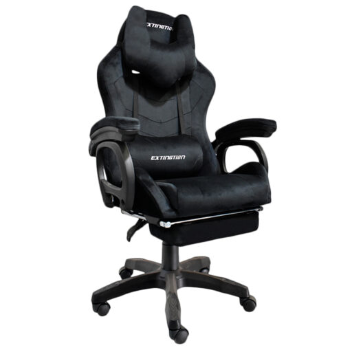 Silla Gamer Extingtion Sapp Gamuza Negro Total