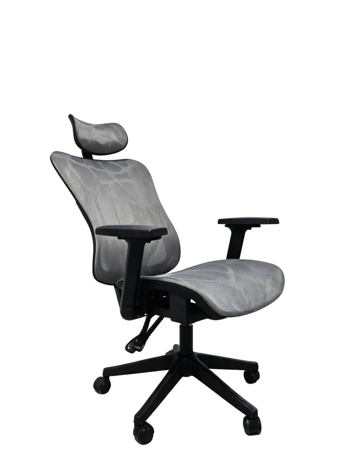 Silla de Oficina INIUS AGNAR Ergonómica Reclinable 135° con Reposabrazos 3D - Gris