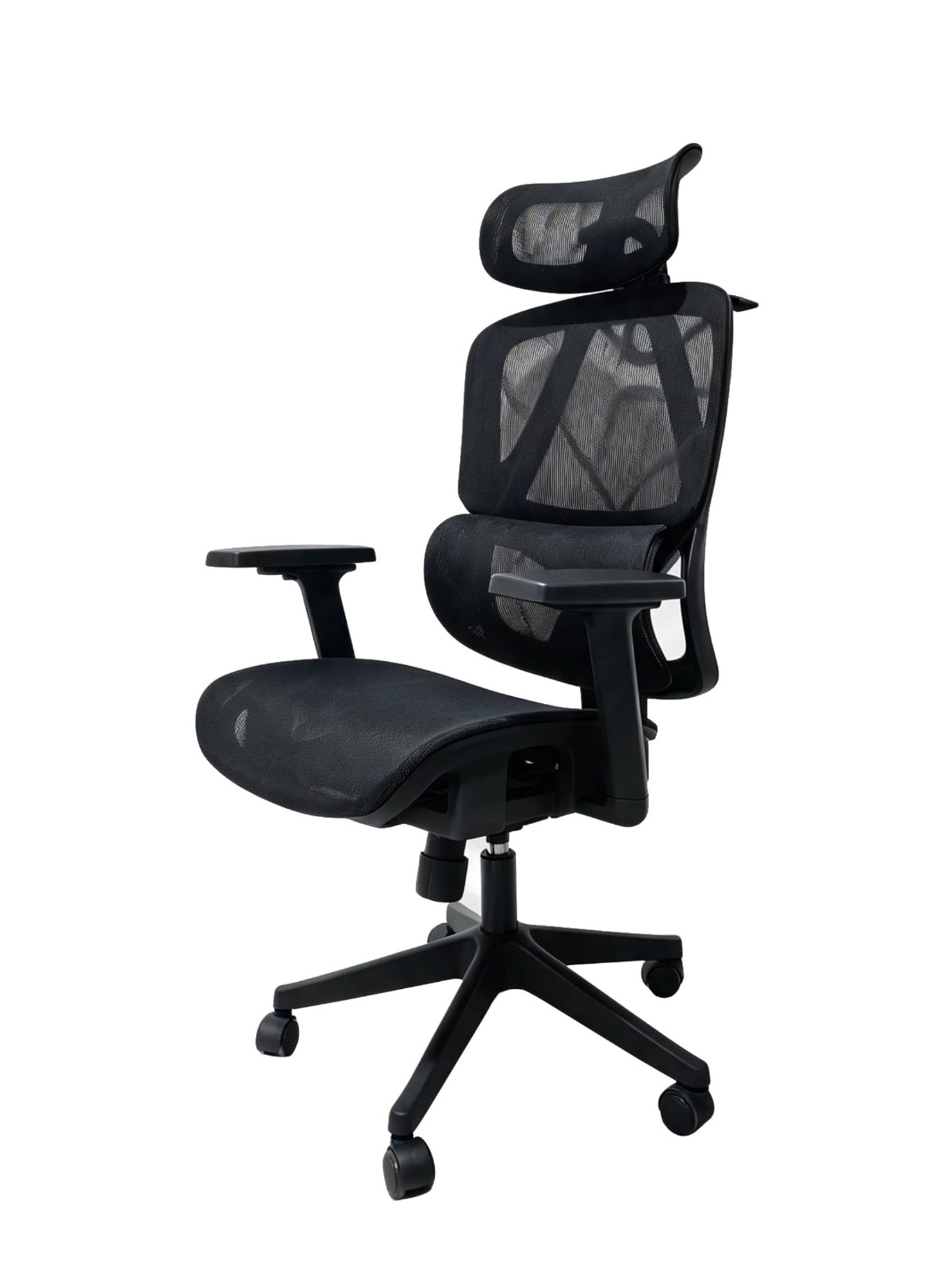 Silla de Oficina INIUS BERSI Ergonómica con Reposapiés y Reclinable hasta 135° - Negro